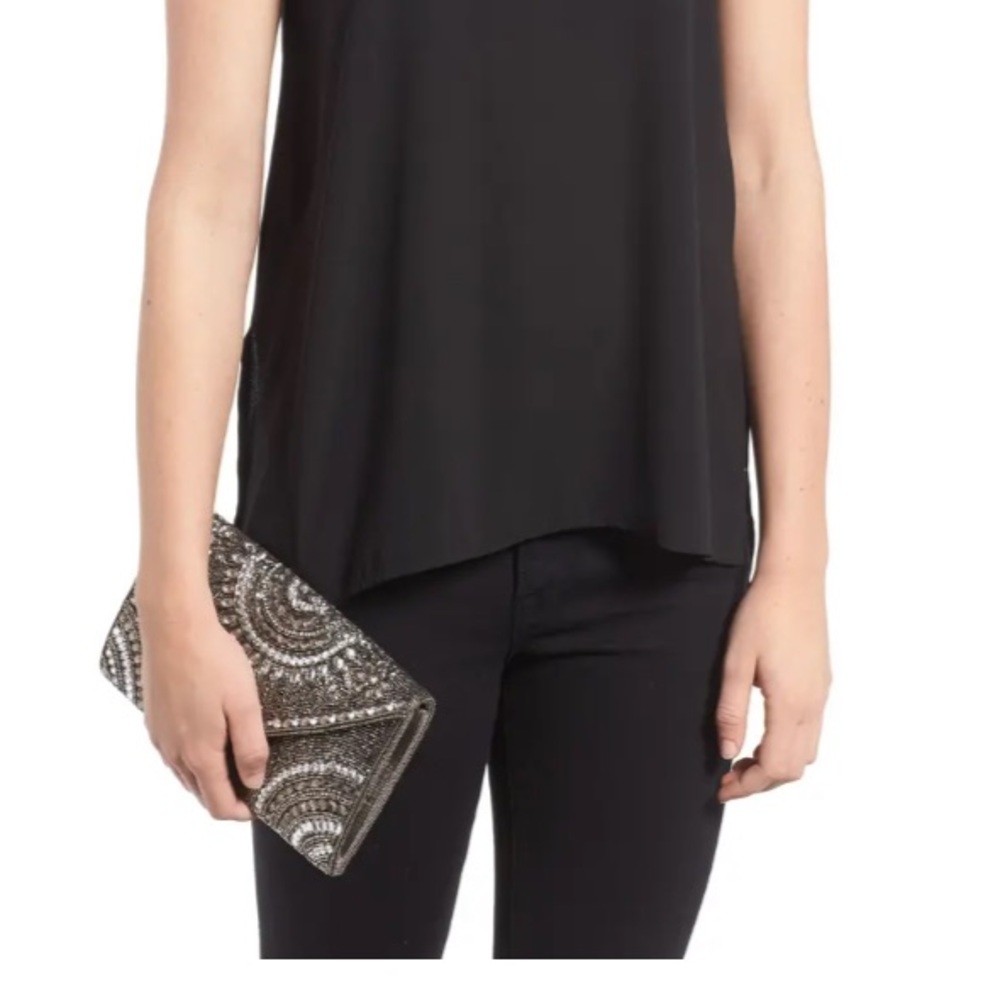 GLINT Embellished Envelope Clutch